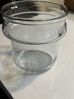 Pyrex Flameware Glass Double Boiler UPPER POT ONLY #6763-U No Lid or Handle