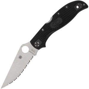 Spyderco STRETCH 2 XL LIGHTWEIGHT 3.92in VG-10 SpyderEdge Blade C258SBK - Picture 1 of 1