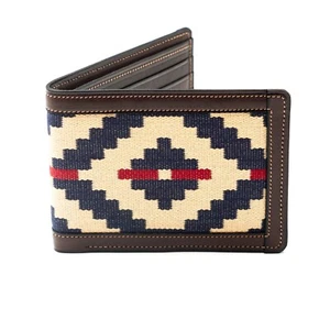 Premium Woven Wallet Handmade Lightweight Vegetable-Tanned Slim Leather Wallet - Picture 1 of 13