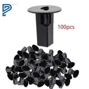 100 Pcs 8x8.2mm Bumper Inner Fender RivetsCar Fastener Clips Push For Toyota - Picture 1 of 13
