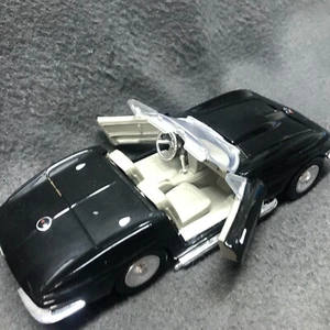 '67 Chevy Corvette 427 convertible negro 1/24 fundido a presión musculoso BBC Vette - Imagen 1 de 10