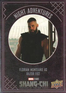 2023 Shang-Chi Legend Ten Rings Night Adventure Trading Card #NA7 Razor Fist