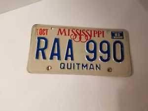 1982 Mississippi License Plate - Bild 1 von 2
