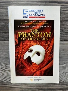 PHANTOM OF THE OPERA, PROGRAM, FEBRUARY-MARCH 2018 - Picture 1 of 7