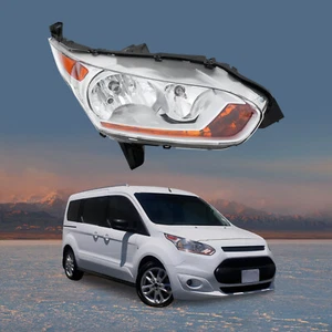 Halogen Headlight, Headlight For 2014-2018 Ford Transit Connect, Headlight Right - Picture 1 of 17