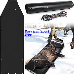 Deer Drag Sled For Ice Fishing Hunting Game Firewood Hunting Gear Camping Sleigh - Picture 1 of 6