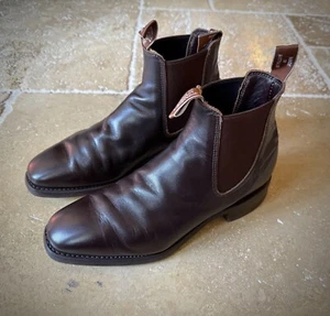 R.M.Williams Comfort Craftsman Men’s Boots Sz US 8.5, UK 7.5G Chestnut Leather - Picture 1 of 9