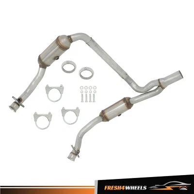 For 2010-2011 Jeep Wrangler 3.8L Front Catalytic Converter Complete Set 50498 - Image 1 of 4