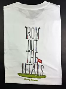 Tommy Bahama Men's T Shirt / Iron Out The Details-Golf /WHITE / Cotton / Reg $54 - Picture 1 of 9