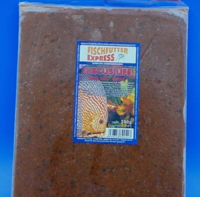 8x 500g Tafel Discus Life MGF 500 Basic, Frostfutter, Fischfutter - Bild 1 von 2