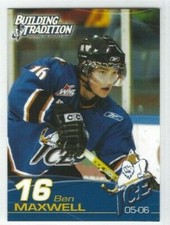 2005-06 Kootenay Ice (WHL) Ben Maxwell