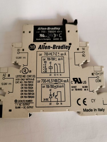Relé Allen-bradley 700-hlt1z Série A Com 700-tbr24 | Frete grátis