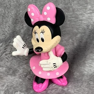 Disney Minnie Mouse "Welcome Everyone" Small Plastic Figurines 3" Tall - Picture 1 of 9