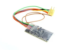 ZIMO MX600R Flachdecoder mit 8-pol Schnittstelle NEM652 an Drähten, nur DCC, NEU - Picture 1 of 4