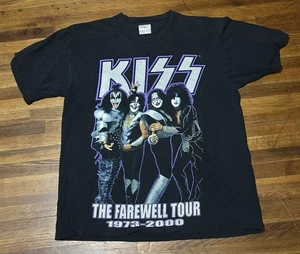 Vintage 2000 Kiss Farewell Tour All Sport Events T-Shirt LG Seattle Daily Quote - Bild 1 von 6