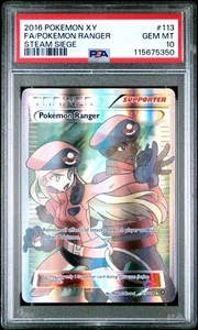 PSA 10 Pokemon Ranger Steam Siege #113 2016 Pokemon Xy Steam Siege 115675350 - Picture 1 of 2