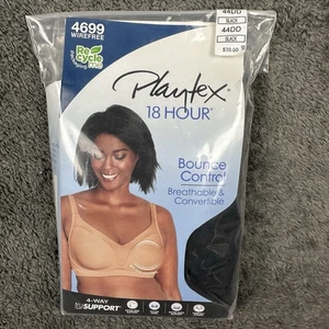 Playtex Damen Größe 44DD 18 Stunden Bounce Control wandelbarer kabelloser BH 4699 - Bild 1 von 13