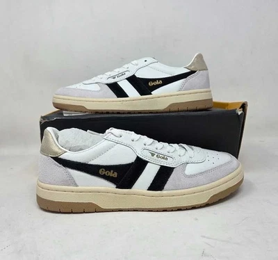 Nuevas Zapatillas Mujer US 6 Gola Hawk Blanco Negro Gols CLB336 (de Anthropologie) Foto 1 de 4