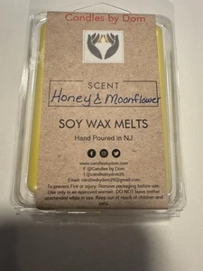 homemade wax melts. Honey & Moonflower Scent. Free Shipping. 2.5-3oz. - Picture 1 of 1