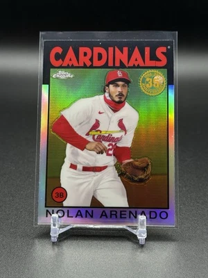 #86BC-5 Nolan Arenado 1986 Topps Baseball Refractor - 2021 Topps Chrome - Image 1 of 2