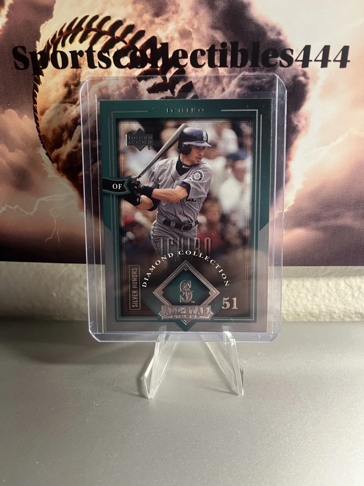 Ichiro Suzuki 2004 Upper Deck Diamond All-Stars Silver Honors Seattle Mariners - Image 1 of 1