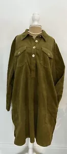 Mos Mosh Sinne Cord Ladies Dress Size L - Picture 1 of 8