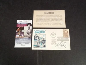 Rick Barry Signed Autographed 1961 First Day Issue Cachet Warriors JSA - Picture 1 of 3