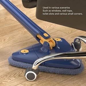 Triangular Mop For Wall Cleaning, Water Absorption Cleaning hand free Mop - Picture 1 of 2