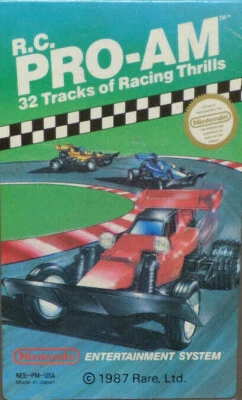 NINTENDO R.C. Pro-Am 32 Tracks of Racing Thrills NES Video Game Tested (J1) - Image 1 of 4