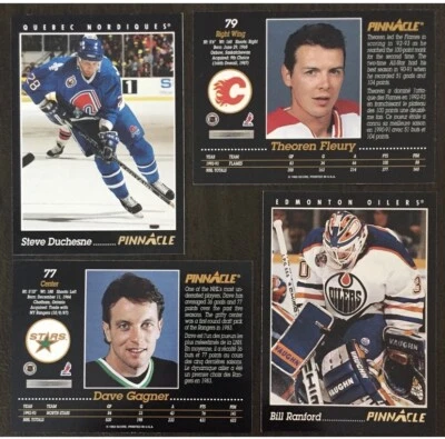 ( U SELECT CARDS ) 1993-94 Pinnacle Canadian Singles*1-236 🔽 - Image 1 of 2