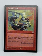 Final Fortune - Mirage - NM - MTG Magic The Gathering
