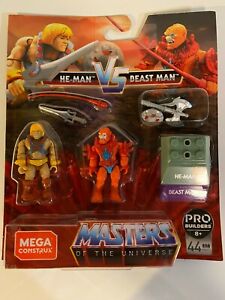 He-Man VS. Beast Man Mega Construx Masters of the Universe **Brand New**