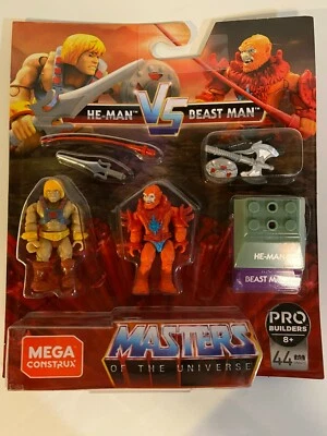 He-Man VS. Beast Man Mega Construx Masters of the Universe **совершенно новый ** - Изображение 1 из 2