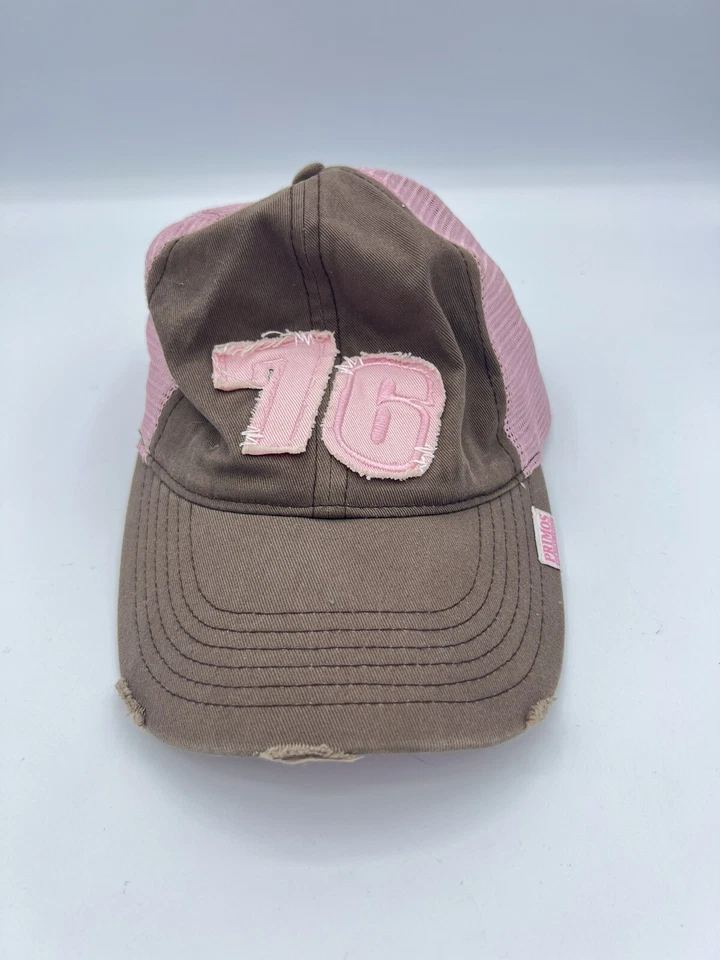 Primos Women’s Hunting Hat Brown Pink Adjustable Baseball Speak The Language 76 - Image 1 of 4