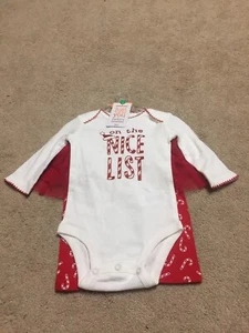 NWT JOY by Carter's ON THE NICE LIST Bodysuit / TUTU Skirt Size 3 mo - Bild 1 von 4
