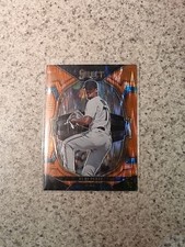 2023 Panini Select Baseball #72 Eury Perez Concourse Level Orange Flash Prizm