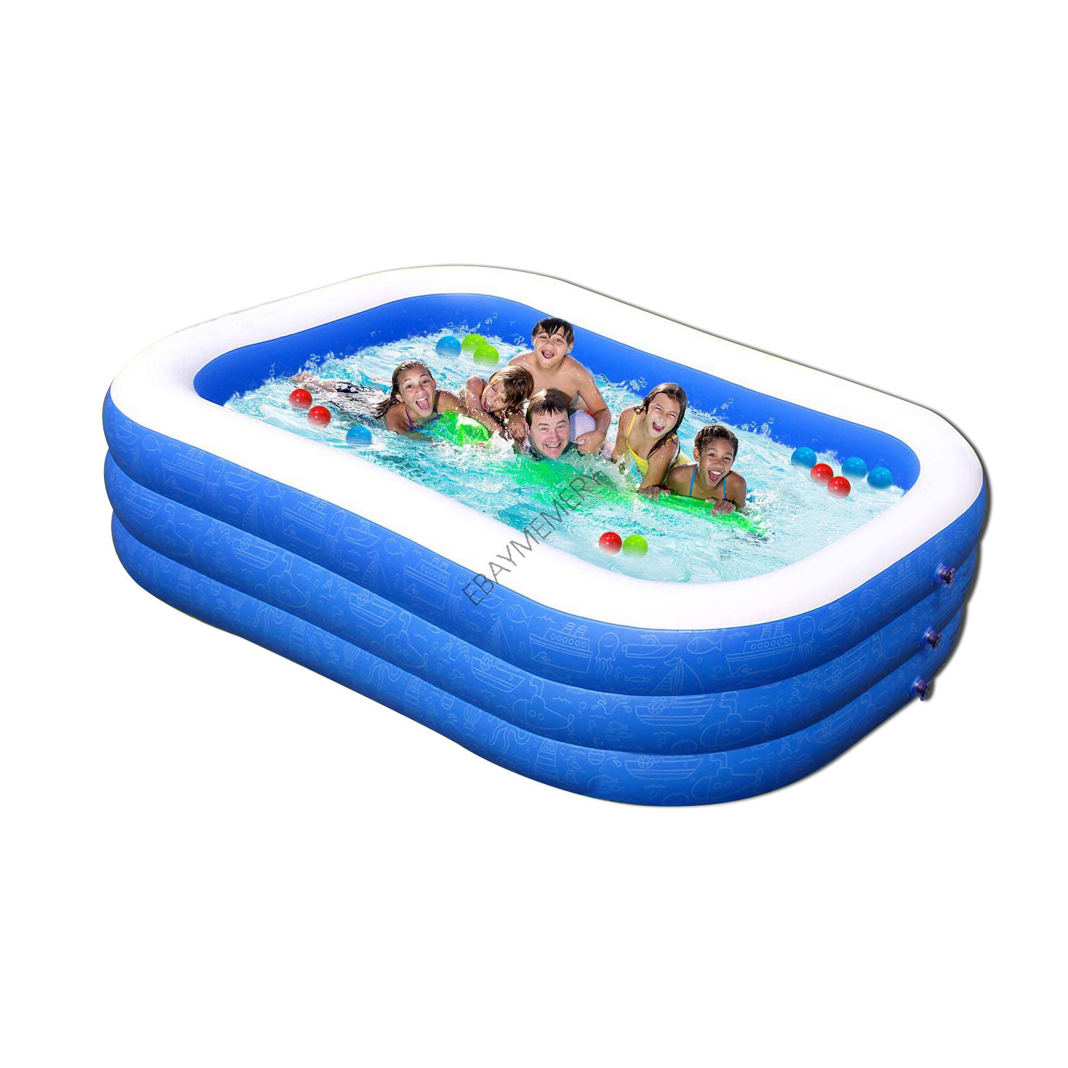 Ring Kiddie Pool - Dia 60cm Inflatable 