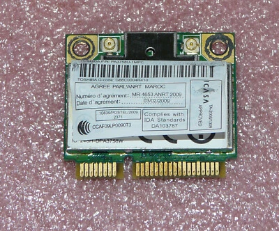 Realtek RTL8191SE Toshiba P/N: PA3758U-1MPC Netzwerkkarte 54 Mbps 802.11b/g - Bild 1 von 2