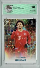 Leroy Sane 2021 Topps Aoki's Football Festival Rare Trading Card PGI 10