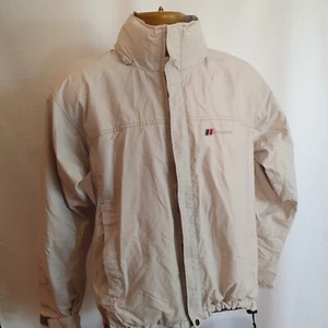 Berghaus Jacket Mens Small White Cream Softshell Aquafoil Aqua Foil - Picture 1 of 12