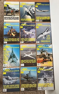 Lot 12 Air International Airplane Magazines Complete 1989 Year Jan-Dec Vol 36-37 - Picture 1 of 4