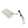 Mini Universal Solderless Breadboard 400 Tie-points +65PCS Jumper cable wire