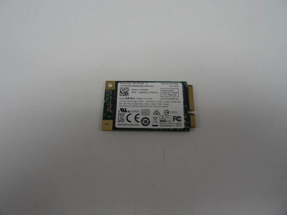 LITE-ON 256GB MSATA SSD LMH-256V2M  02HNG6 - Image 1 of 1