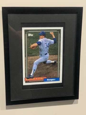 1992 Topps Nolan Ryan (Custom Mini Poser) Frame Not Included (READ) Cover