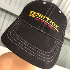 Warrior Custom Golf Black Adjustable Baseball Cap Hat