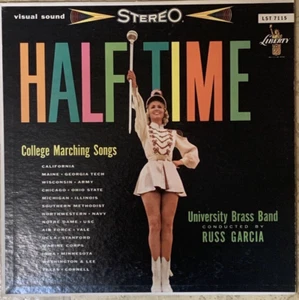 Russ Garcia 33 rpm LP Vinyl 12-inch Liberty Records #LST 7115 Halftime Songs - Picture 1 of 2