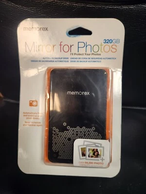 Memorex Mirror For Photos Back Up 320 Gb - Image 1 of 3
