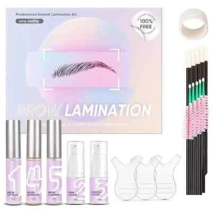 Brow Lamination Kit, Eyebrow Lamination Kit, Instant DIY Eyebrow Lift Kit - Picture 1 of 6