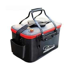 Fishing Bucket,Foldable Fish Bucket, Multi-Functional EVA Fishing Bag for Out... - Picture 1 of 7