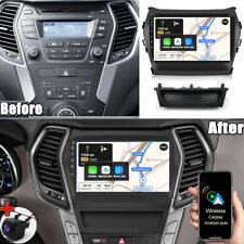 For Hyundai Santa Fe IX45 2013-2018 9" Android 13.0 CarPlay Car GPS Stereo Radio